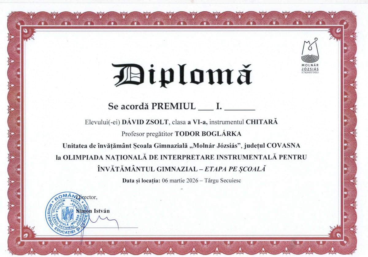 oklevél